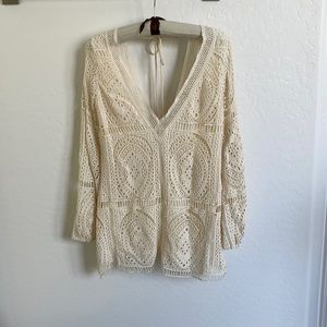 NWOT Jen’s Pirate Booty Crochet Mini Dress size S